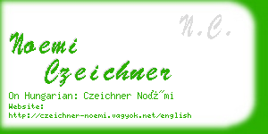 noemi czeichner business card
